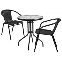 Комплект Афина Комплект мебели Асоль LRC03/LRT02-D60 Black (2+1) арт. LRC03/LRT02-D60 Black (2+1)