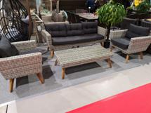 Комплект Афина Комплект плетеной мебели AFM-605G Grey арт. AFM-605G Grey