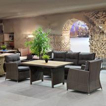 Комплект Афина Комплект плетеной мебели AFM-308G Brown/Grey арт. AFM-308G Brown-Grey