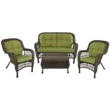 Комплект ЭкоДизайн Комплект для отдыха (стол, 2 кресла и диван), арт. AM-520 арт. ZN-160915