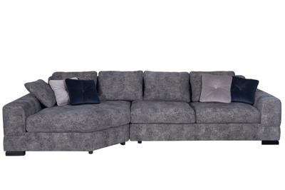 Комплект Garda Decor Комплект мебели №8 диван LAZIO, угол трапеция левый арт. ZN-314446