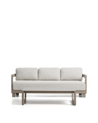 Комплект La Forma (ех Julia Grup) Комплект садовой мебели Nerano из алюминия цвета таупе арт. 482622