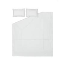 Комплект La Forma (ех Julia Grup) Elvia 100% cotton percale duvet cover and pillow case set, 180 thread count in white, 90 x арт. 156975