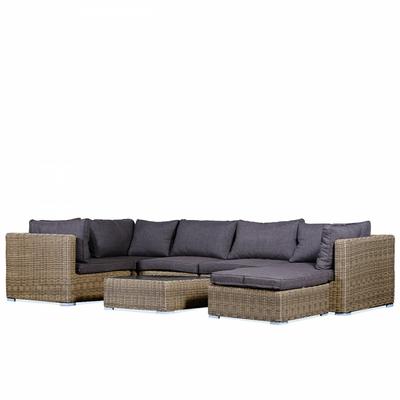 Комплект RATTAN WOOD LSN-L Комплект для отдыха модульный 6-местный LAUSANNE (ЛОЗАННА) из искусственного ротанга, пшеничный меланж арт. 219658