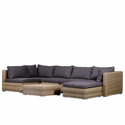 Комплект RATTAN WOOD LSN-LW Комплект для отдыха модульный 6-местный LAUSANNE (ЛОЗАННА) из искусственного ротанга, пшеничный меланж арт. 219686