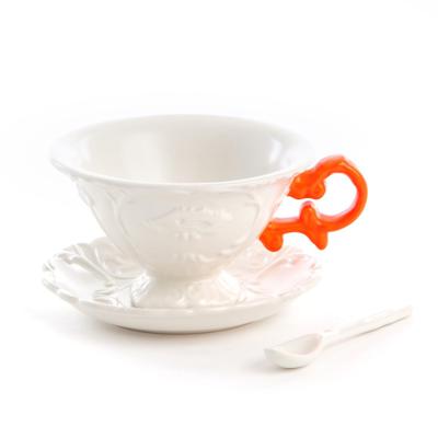 Комплект Seletti Чайная пара I-Tea Orange арт. 09858 ARA