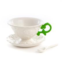Комплект Seletti Чайная пара I-Tea Green арт. 09858 VER