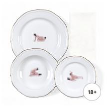 Комплект Seletti Тарелка Seikantai5271 INCLINED Set of 3 арт. 09845