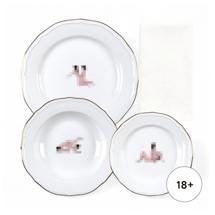 Комплект Seletti Тарелка Seikantai5271 OFFERED Set of 3 арт. 09844