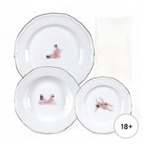 Комплект Seletti Тарелка Seikantai5271 ARCHED Set of 3 арт. 09843