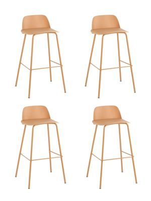 Комплект Stool Group Стул барный Mist желтый 4 шт арт. УТ000038326