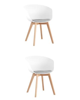 Комплект Stool Group Кресло Libra Soft белое 2 шт арт. УТ000037181