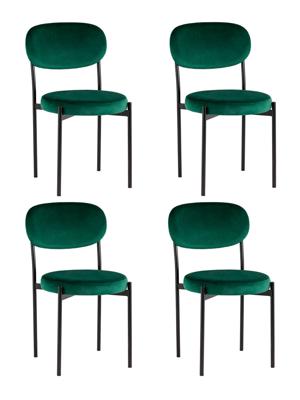 Комплект Stool Group Стул Бриф NEW велюр зелёный 4 шт арт. УТ000037765