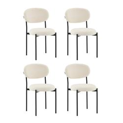 Комплект Stool Group Стул Бриф DD букле молочный 4 шт. арт. УТ000041544