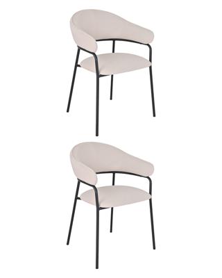 Комплект Stool Group Стул обеденный Leya кремовый 2 шт. арт. УТ000042043
