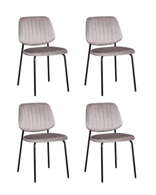 Комплект Stool Group Стул обеденный Patrys капучино велюр 4 шт. арт. УТ000042526