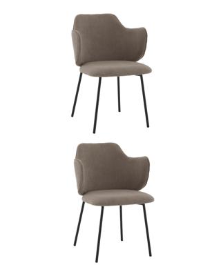 Комплект Stool Group Стул Джиннет NEW велюр капучино 2 шт. арт. УТ000042477