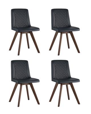 Комплект Stool Group Стул MARTA PU синий 4 шт. арт. УТ000002031