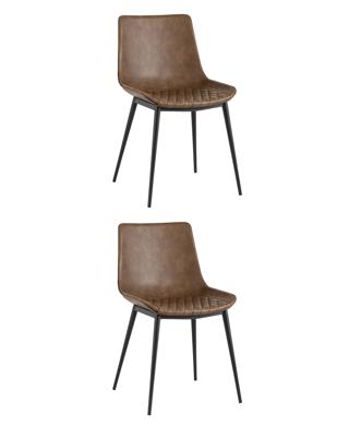 Комплект Stool Group Стул TEXAS экокожа коричневый 2 шт. арт. УТ000037294