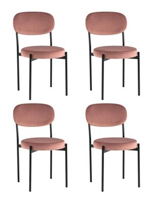 Комплект Stool Group Стул Бриф NEW велюр пыльно-розовый 4 шт арт. УТ000037767