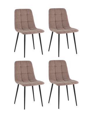 Комплект Stool Group Стул Одди Original велюр латте 4 шт. арт. УТ000042235