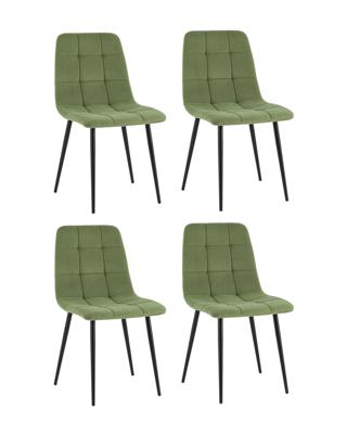 Комплект Stool Group Стул Одди Original велюр пыльно-оливковый 4 шт. арт. УТ000042236