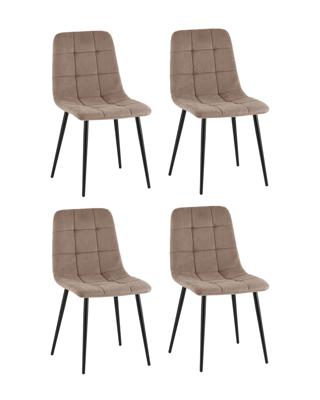 Комплект Stool Group Стул Одди Original велюр мокка 4 шт. арт. УТ000042283