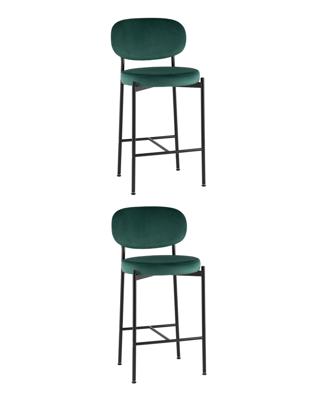 Комплект Stool Group Стул полубарный Бриф VD велюр зеленый 2 шт. арт. УТ000042508