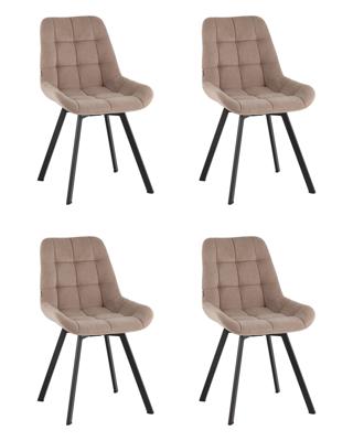 Комплект Stool Group Стул Флекс Original вращающийся велюр мокка 4 шт. арт. УТ000043963