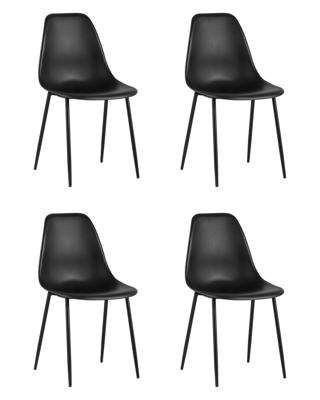 Комплект Stool Group Стул KON NS черный сиденье пластик 4 шт. арт. УТ000043523