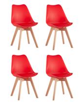 Комплект Stool Group Стул FRANKFURT красный 4 шт. арт. УТ000036616