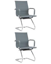 Комплект Stool Group Кресло для посетителей TopChairs Visit серое 2 шт. арт. УТ000041025