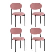 Комплект Stool Group Стул Бриф DD велюр пыльно-розовый 4 шт. арт. УТ000041540