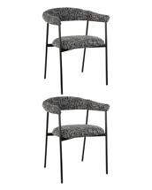 Комплект Stool Group Стул обеденный Toko черно-белый 2 шт. арт. УТ000042050