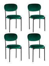 Комплект Stool Group Стул Бриф NEW велюр зелёный 4 шт арт. УТ000037765