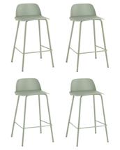 Комплект Stool Group Стул полубарный Mist серо-зеленый 4 шт арт. УТ000038440