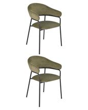 Комплект Stool Group Стул обеденный Leya зеленый 2 шт. арт. УТ000042045