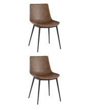 Комплект Stool Group Стул TEXAS экокожа коричневый 2 шт. арт. УТ000037294