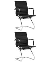 Комплект Stool Group Кресло для посетителей TopChairs Visit черное 2 шт. арт. УТ000041026