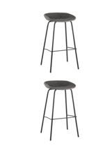 Комплект Stool Group Стул барный Beetle Lite PU серый 2 шт арт. УТ000038317