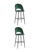 Комплект Stool Group Стул барный Меган велюр зеленый 2 шт арт. УТ000038335