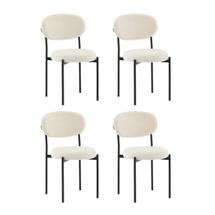 Комплект Stool Group Стул Бриф DD букле молочный 4 шт. арт. УТ000041544