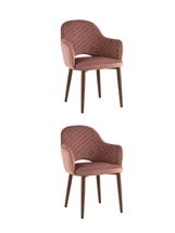 Комплект Stool Group Стул Венера диамант велюр пыльно-розовый 2 шт арт. УТ000038674