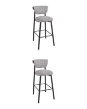Комплект Stool Group Стул барный Брэнан черно-белый 2 шт. арт. УТ000043057