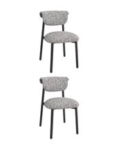 Комплект Stool Group Стул обеденный Брэнан черно-белый 2 шт. арт. УТ000043055