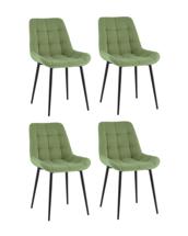 Комплект Stool Group Стул Флекс Original велюр пыльно-оливковый 4 шт. арт. УТ000042312