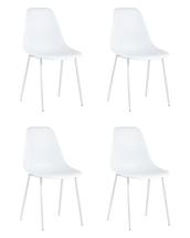 Комплект Stool Group Стул KON NS белый сиденье пластик 4 шт. арт. УТ000043521