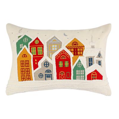 Комплект Tkano Чехол на подушку snowy village из коллекции new year essential, 30х45 см арт. TK25-CC0028