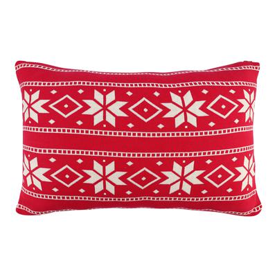 Комплект Tkano Подушка вязаная с новогодним рисунком frostwork из коллекции new year essential, 40x60 см арт. TK25-CU0029