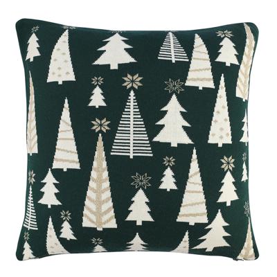 Комплект Tkano Подушка вязаная с новогодним рисунком whitewood из коллекции new year essential, 45x45 см арт. TK25-CU0019